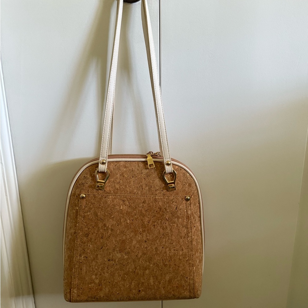 Elegant Tan Cork Women's Bag